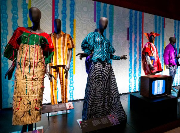 But the other half of the museum is dedicated to the present and to possible futures, exploring fashion, music, art, poetry and more through exhibits that regularly encourage visitors to interact with the sights and sounds of Yoruba culture.