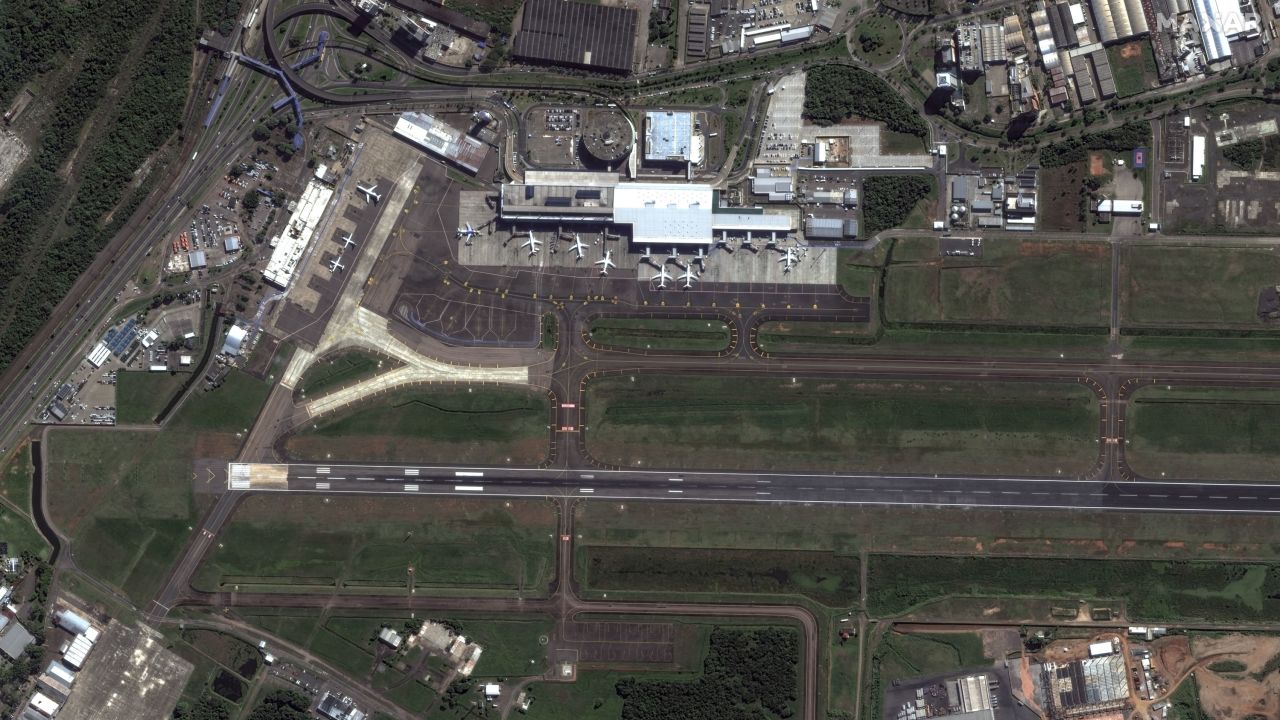 Porto Alegre's Salgado Filho International Airport before flooding.