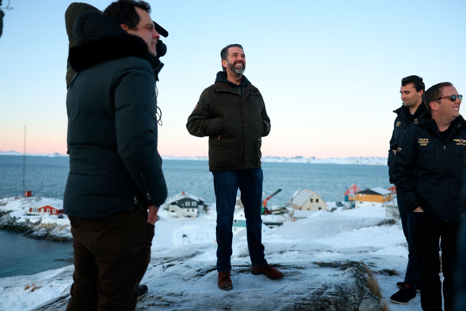 Donald Trump Jr., son of US President-elect Donald Trump, visits Nuuk, Greenland, on Tuesday, January 7. <a href="index.php?page=&url=https%3A%2F%2Fwww.cnn.com%2F2025%2F01%2F06%2Feurope%2Ftrump-greenland-visit-denmark-intl-latam%2Findex.html">The trip</a> came just weeks after the president-elect ruffled feathers by reiterating his desire to obtain control over the autonomous Danish territory.