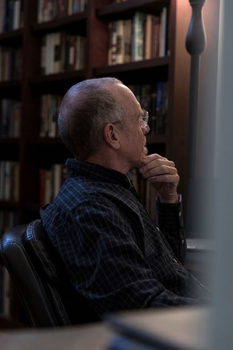 Scott Janssen in his home office. “I believe there is a unifying, conscious energy or force that connects us all,