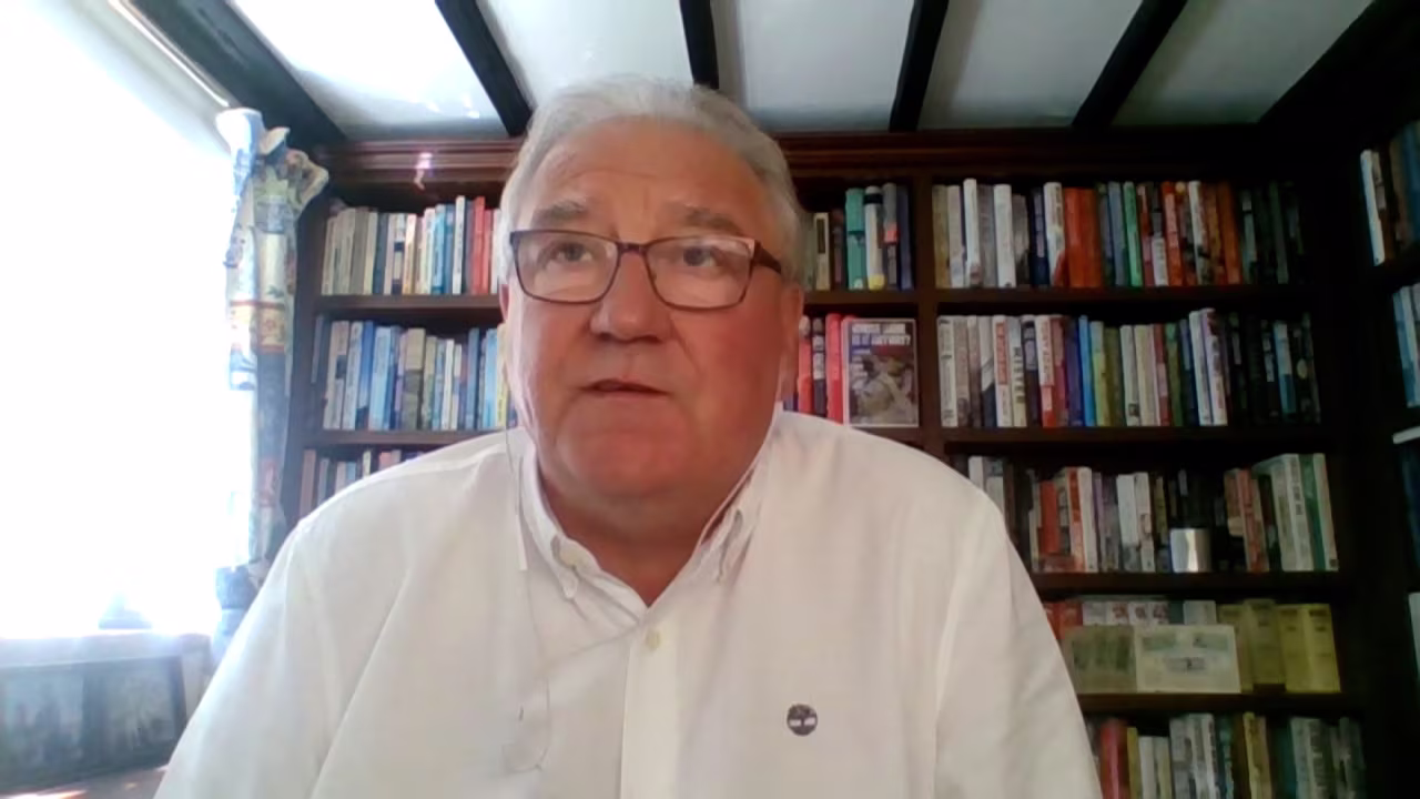 Author Michael Calvin speaks with CNN on Monday. 