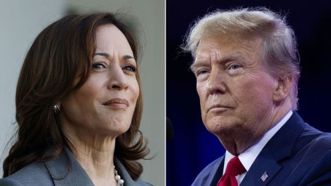 Vice President Kamala Harris and former President Donald Trump.