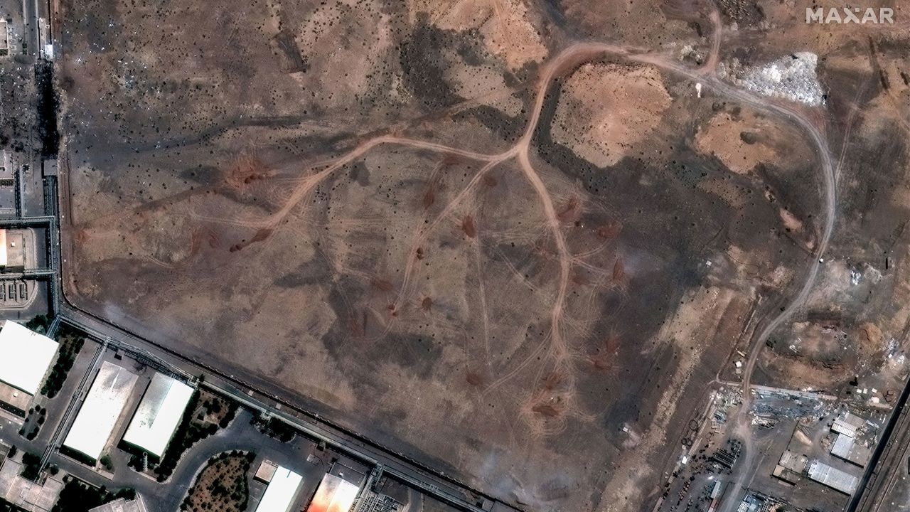 This satellite image shows the Natanz enrichment facility on June 15, 2025.