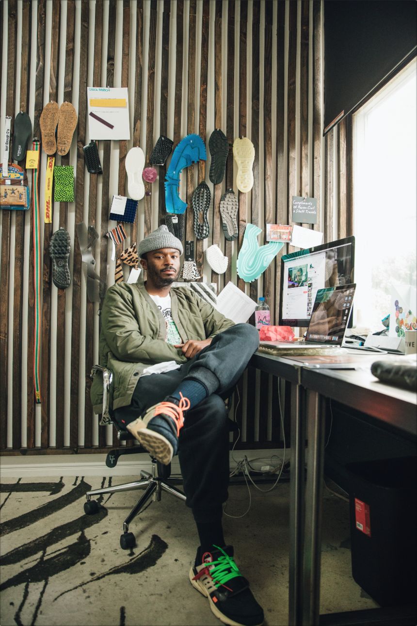 Bembury in his studio in an undated photograph.