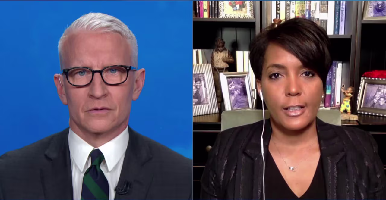 Atlanta Mayor Keisha Lance Bottoms speaks with CNN's Anderson Cooper on Friday night.