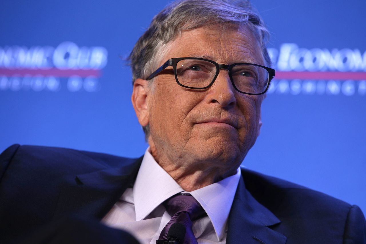 Bill Gates participates in a discussion at the Economic Club of Washington on June 24, 2019 in Washington.