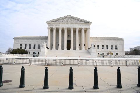 The Supreme Court building is seen on December 7.