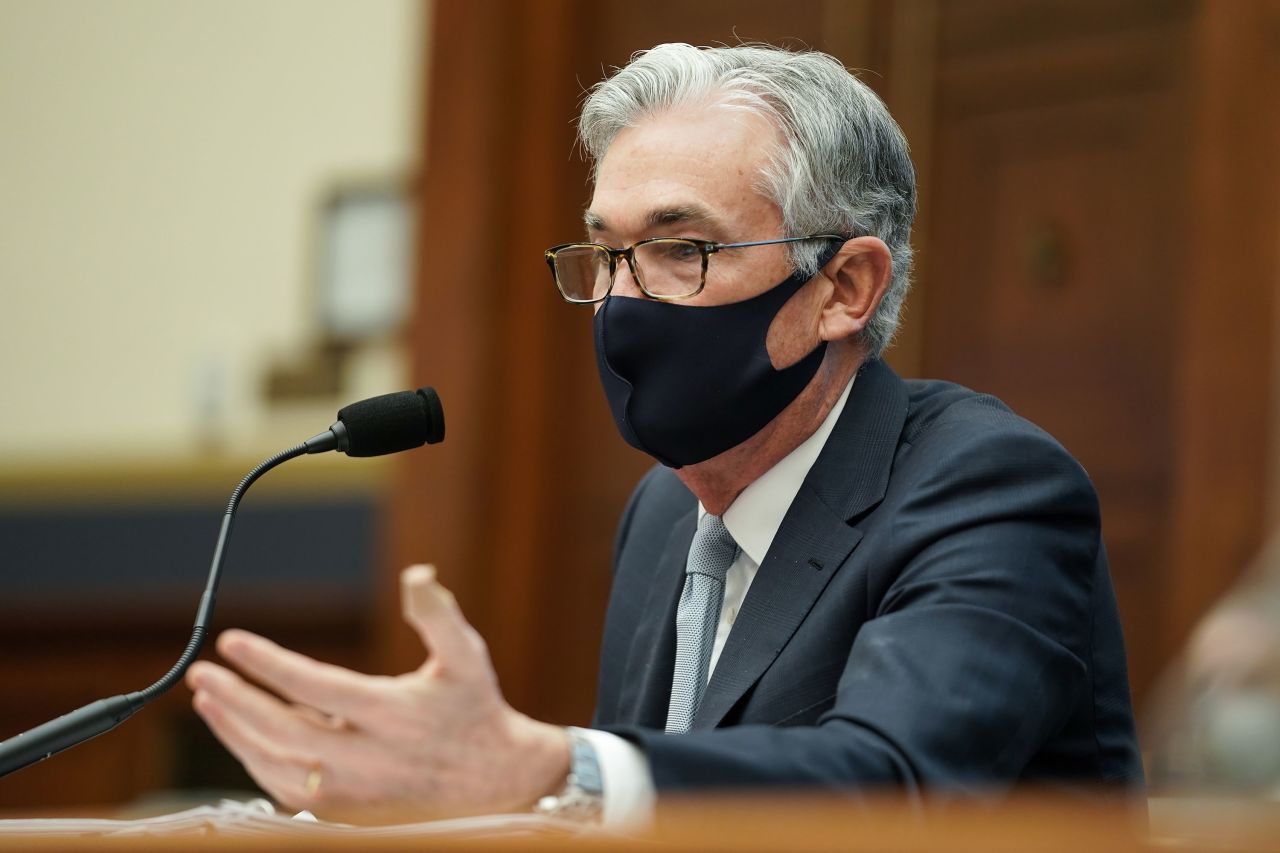 Federal Reserve Chairman Jerome Powell speaks during a hearing on in the Rayburn House Office Building in Washington, DC, on December 2.