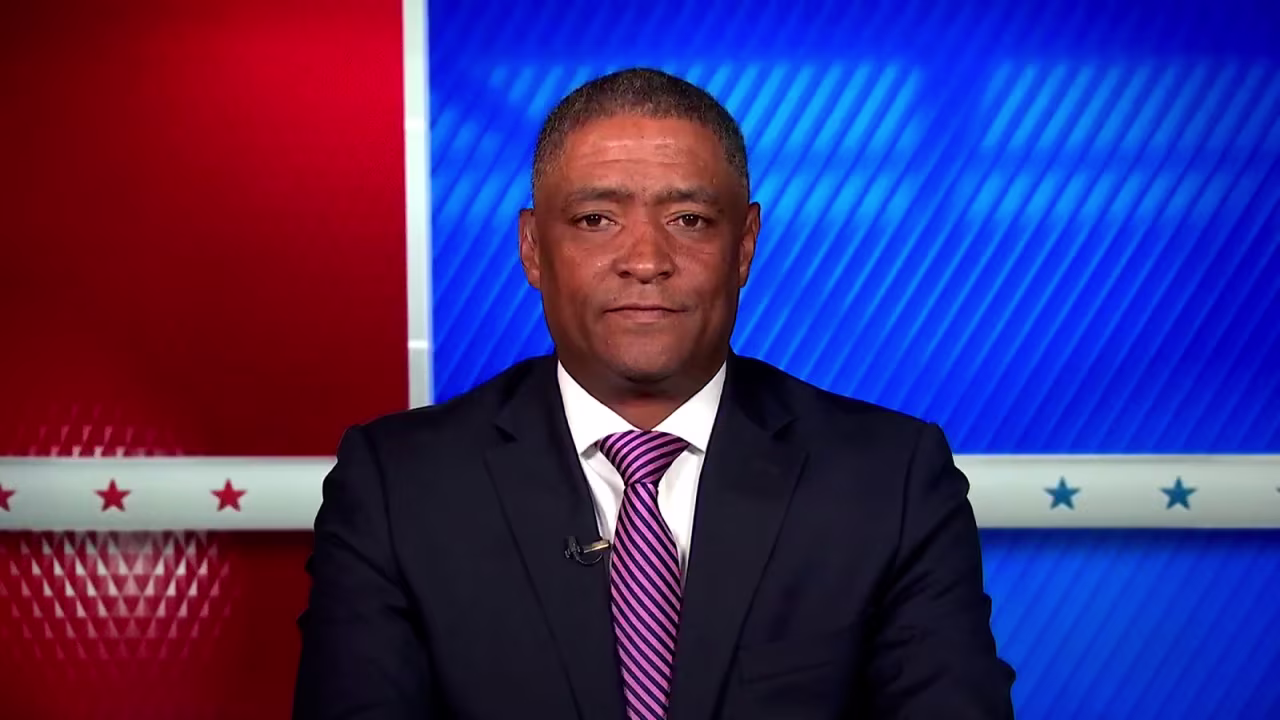 Cedric Richmond, co-chair of the Harris-Walz campaign, appears on CNN on Tuesday, August 6.