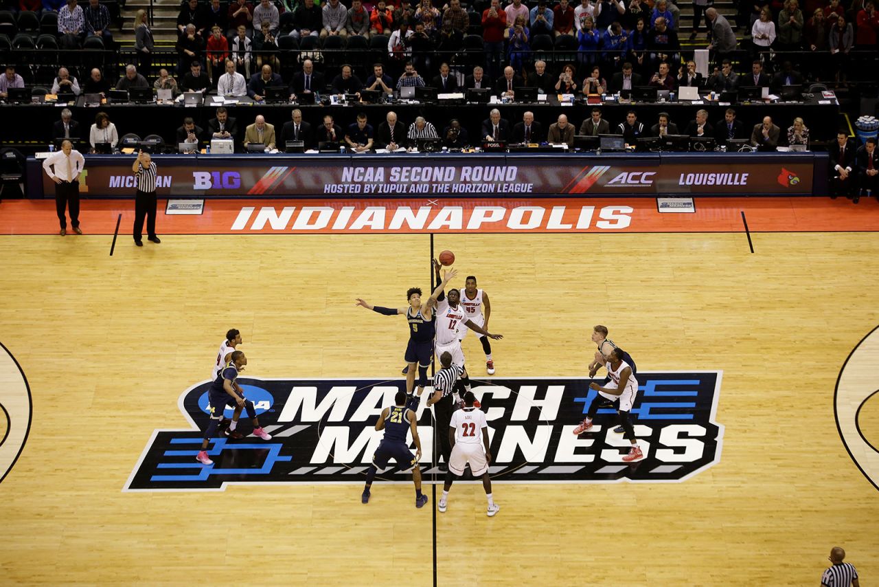 Indianapolis hosted the first and second rounds of the NCAA men's basketball tournament in 2017.