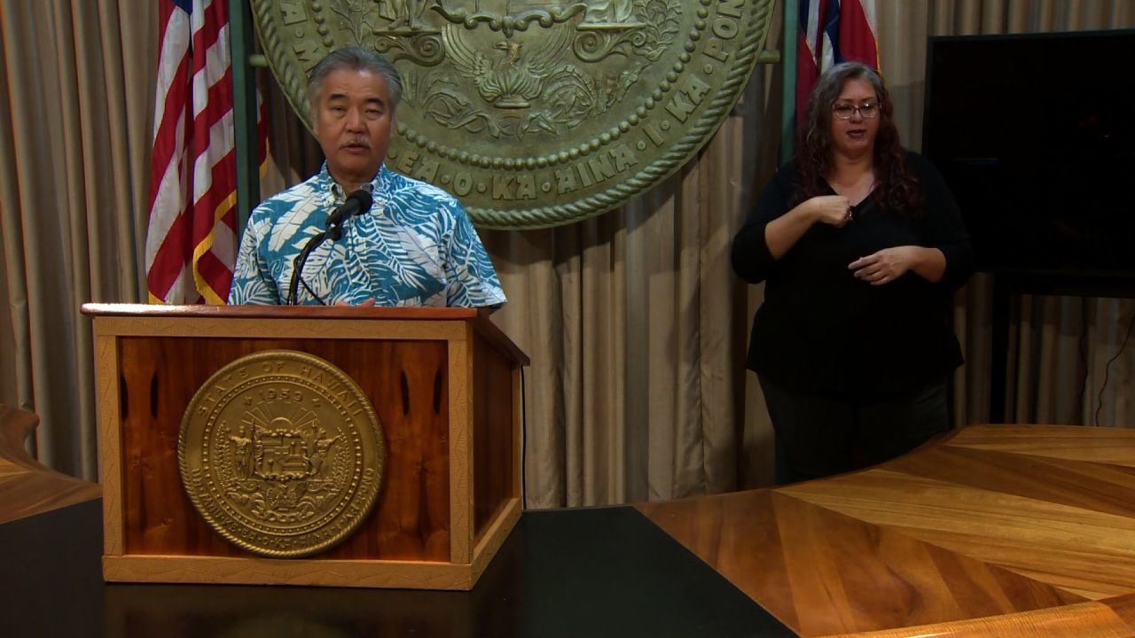 Hawaii Gov. David Ige.