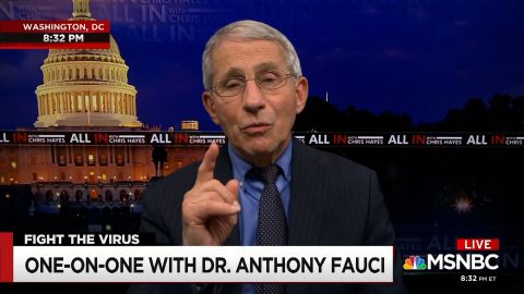 Dr. Anthony Fauci is interviewed by Chris Hayes on February 2.