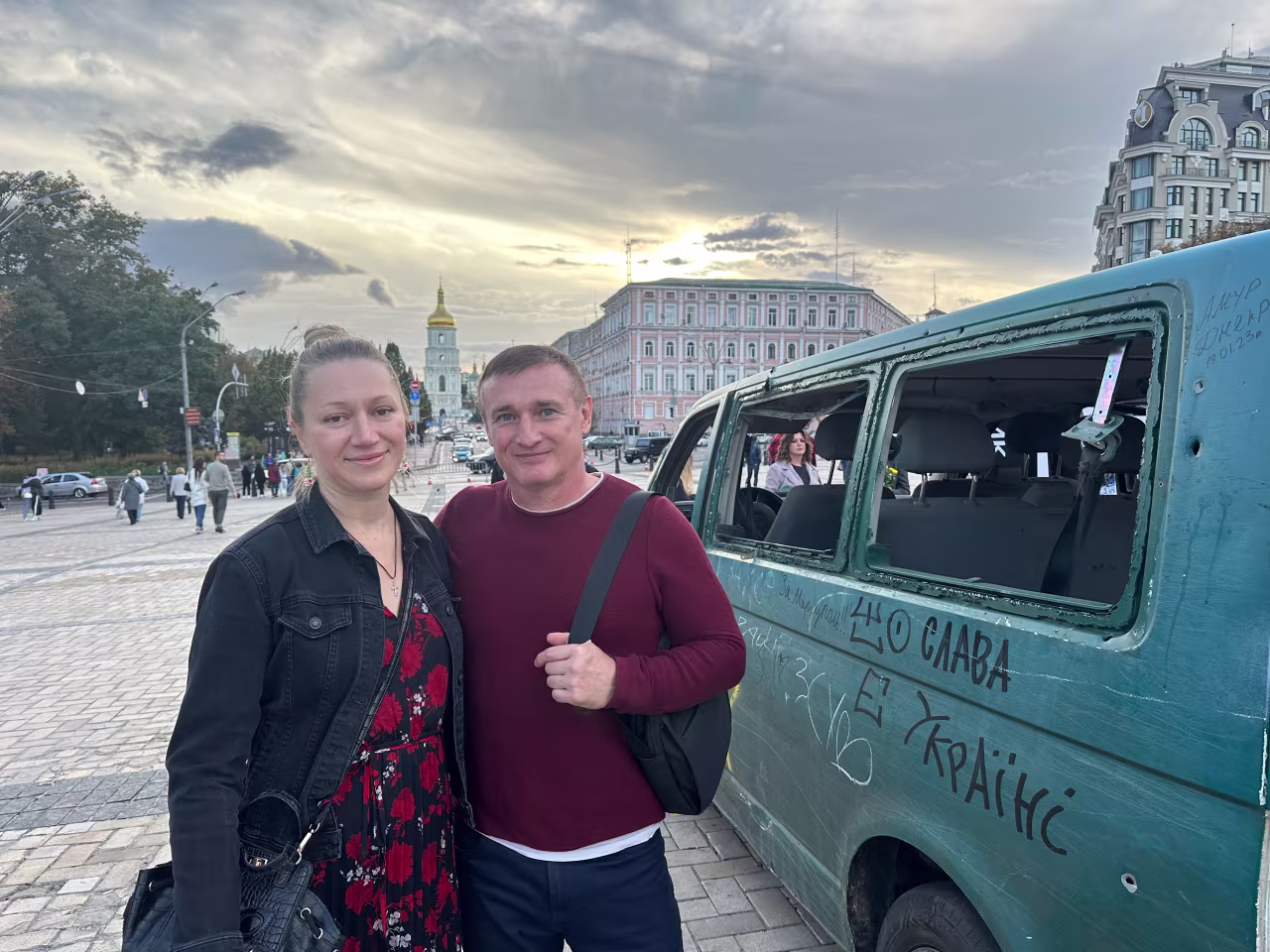 Natalia and Serhii Krasnoshchoks.