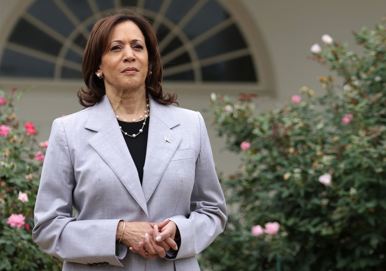 Vice President Kamala Harris attends an event on gun safety  on September 22, in Washington, DC. 