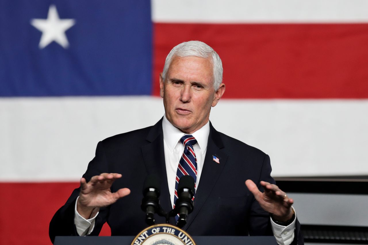 Vice President Mike Pence at Lordstown Motors Corporation, Thursday, June 25, 2020, in Lordstown, Ohio. 