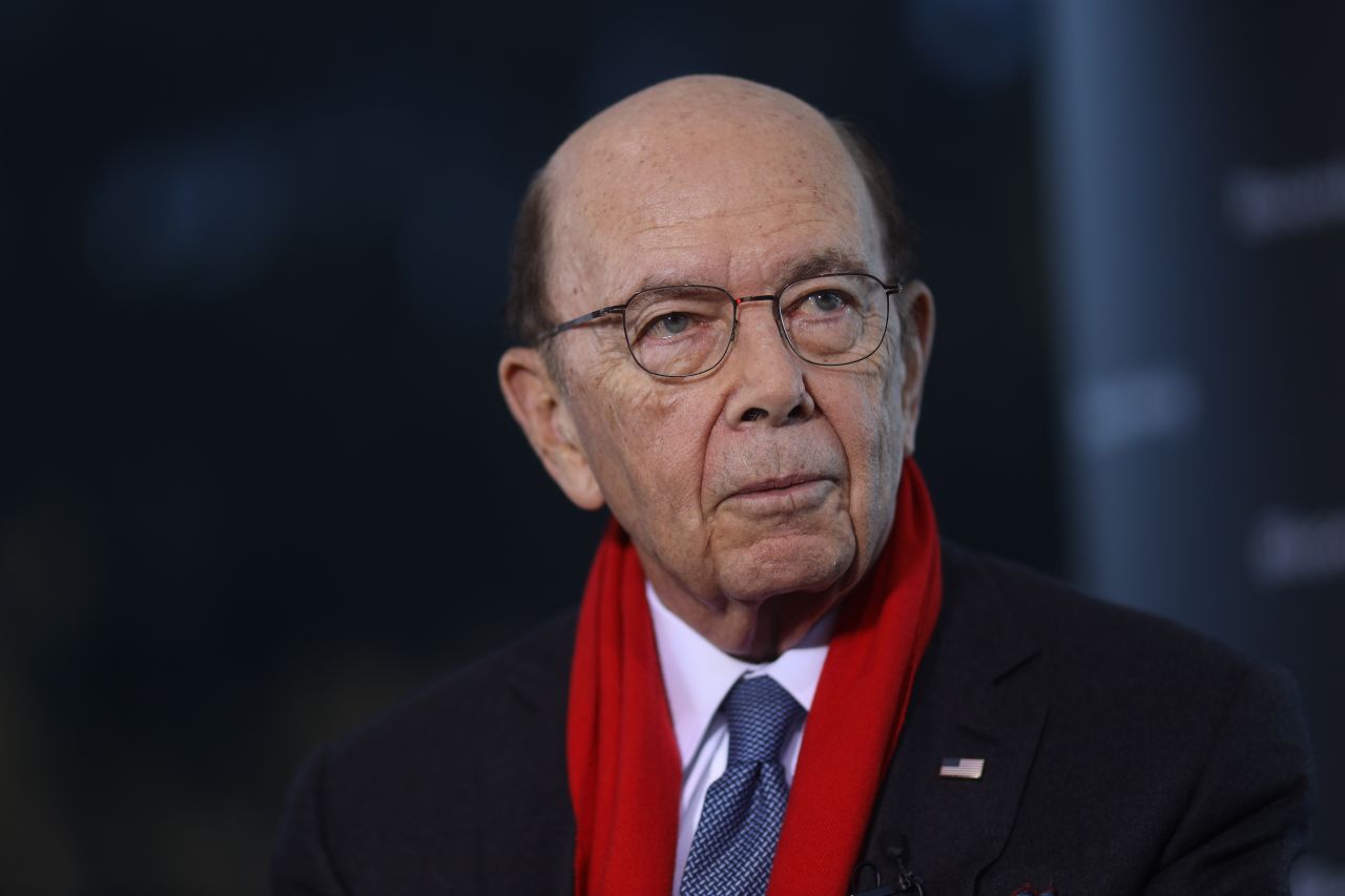 Wilbur Ross, U.S. commerce secretary, speaks at the World Economic Forum in Davos, Switzerland, on Thursday, January 23.