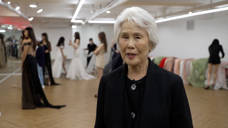 An 80-year-old woman is competing for the Miss Universe Korea title.