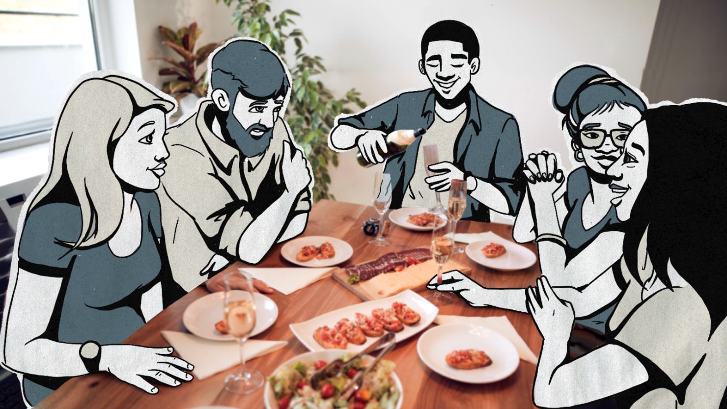 Throwing a dinner party just might help you feel more connected.