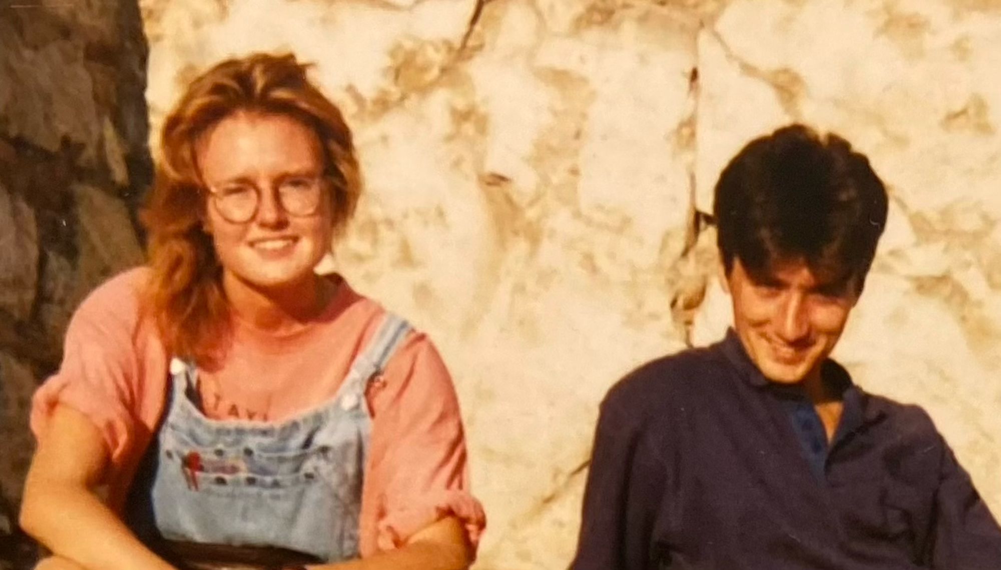 Nina Andersson, from Sweden, and Derek Barclay, from Scotland, both embarked on European railway adventures in the summer of 1990. The two strangers kept crossing paths and their connection became the start of a long love story. Here's the two in Greece that first summer.