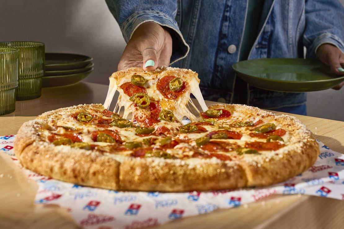 The stuffed crust pizza goes on sale Monday for $9.99.