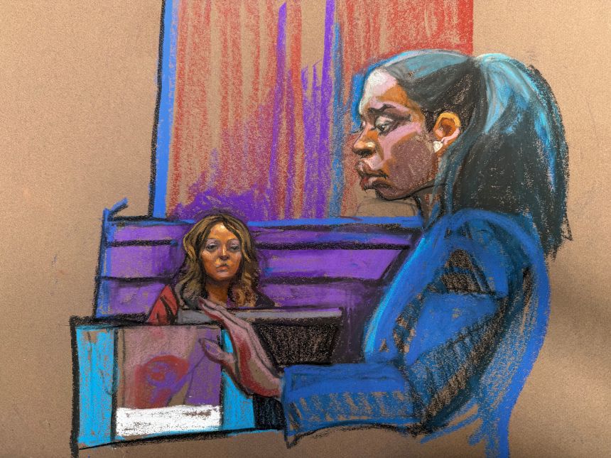 Combs' defense attorney Nicole Westmoreland cross-examines Bryana Bongolan on Thursday, June 5.