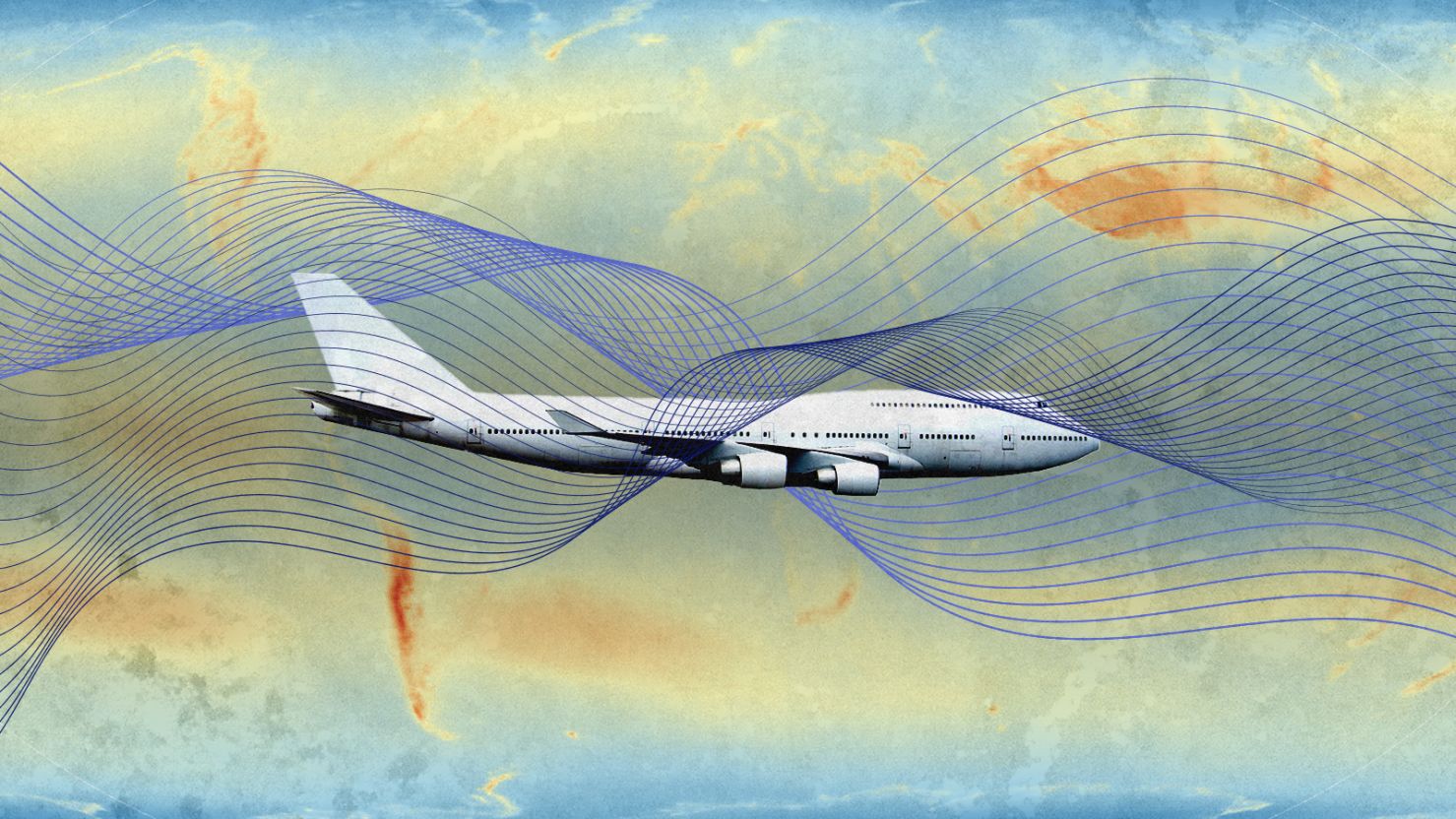 Flight turbulence is caused by a variety of factors including mountains, storms and the jet stream.
