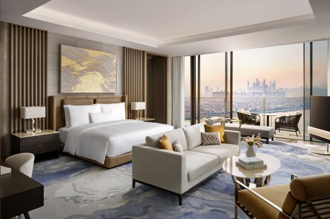 <strong>The Royal Mansion at Atlantis, The Royal: from $100,000 per night. </strong>The most expensive room in Dubai, and one of the <a  target="_blank">priciest worldwide</a>, The Royal Mansion is the best of the best. The 11,840-square-foot (1,100-square-meter) duplex has hosted the likes of Beyoncé and Jay Z.