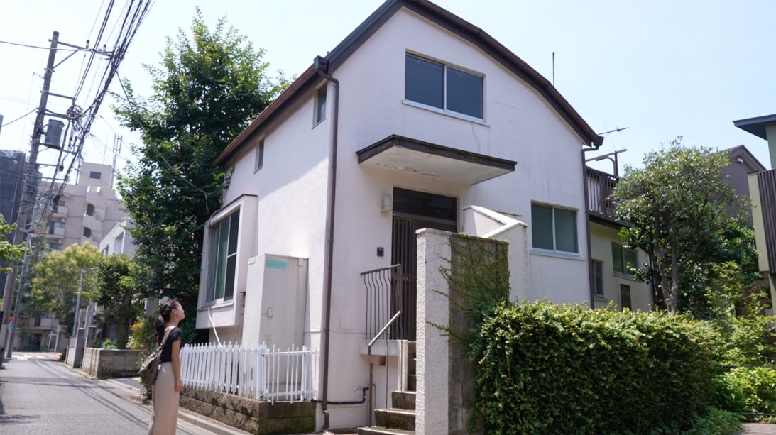 Me standing in front of my dad's childhood home in Tokyo.