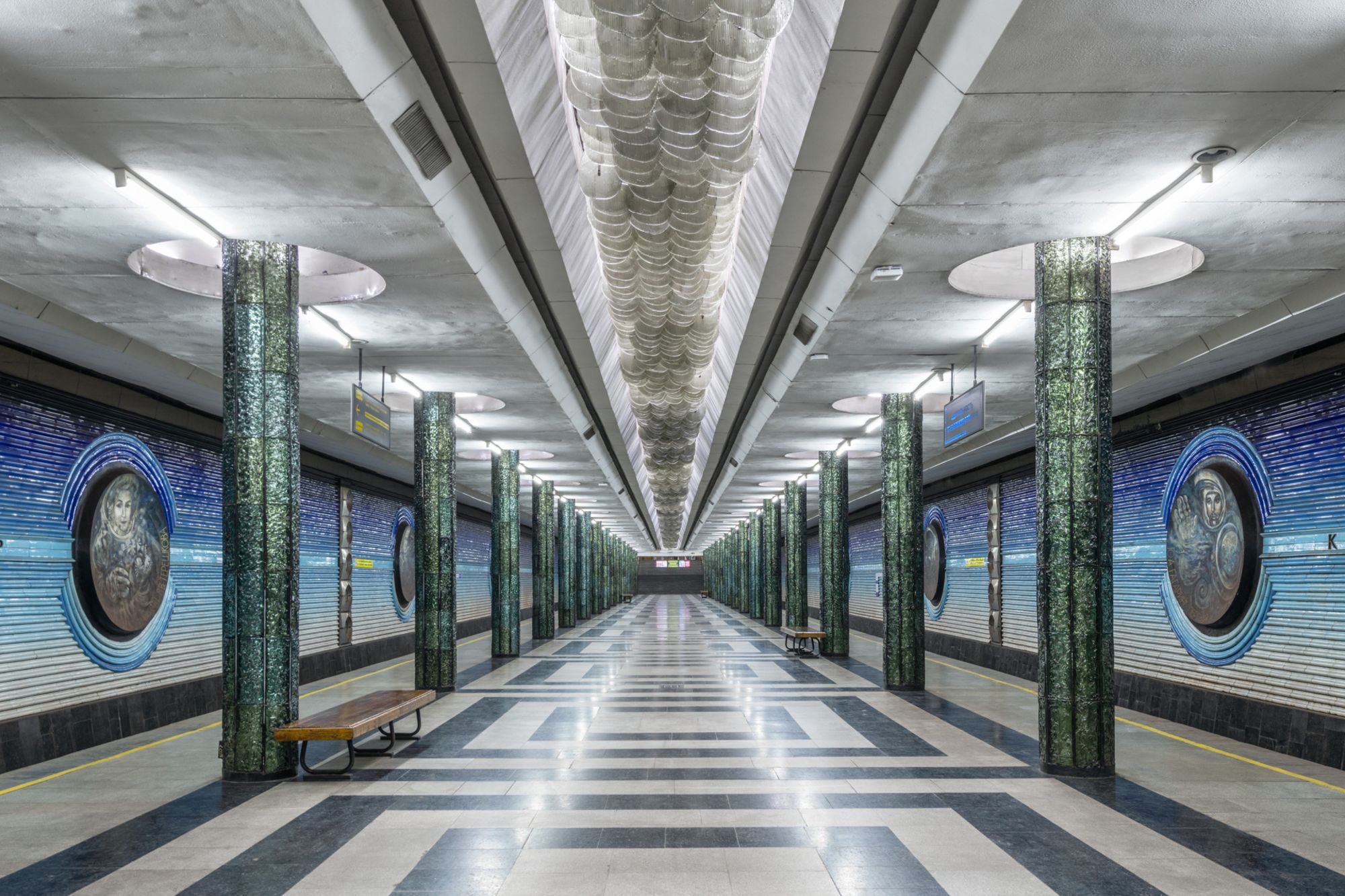 Kosmonavtlar metro station in Uzbekistan's capital, Tashkent.