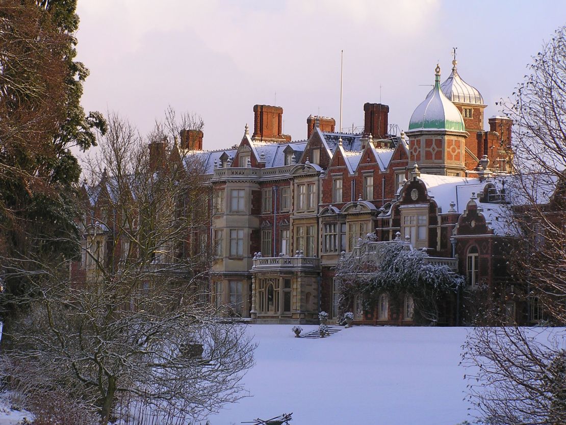 The Sandringham Estate is in Norfolk, eastern England.