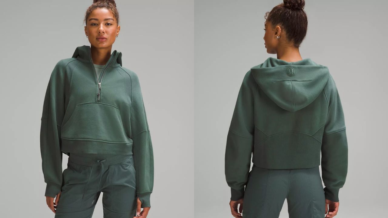 Stay cozy and stylish with the Lululemon Scuba Half-Zip