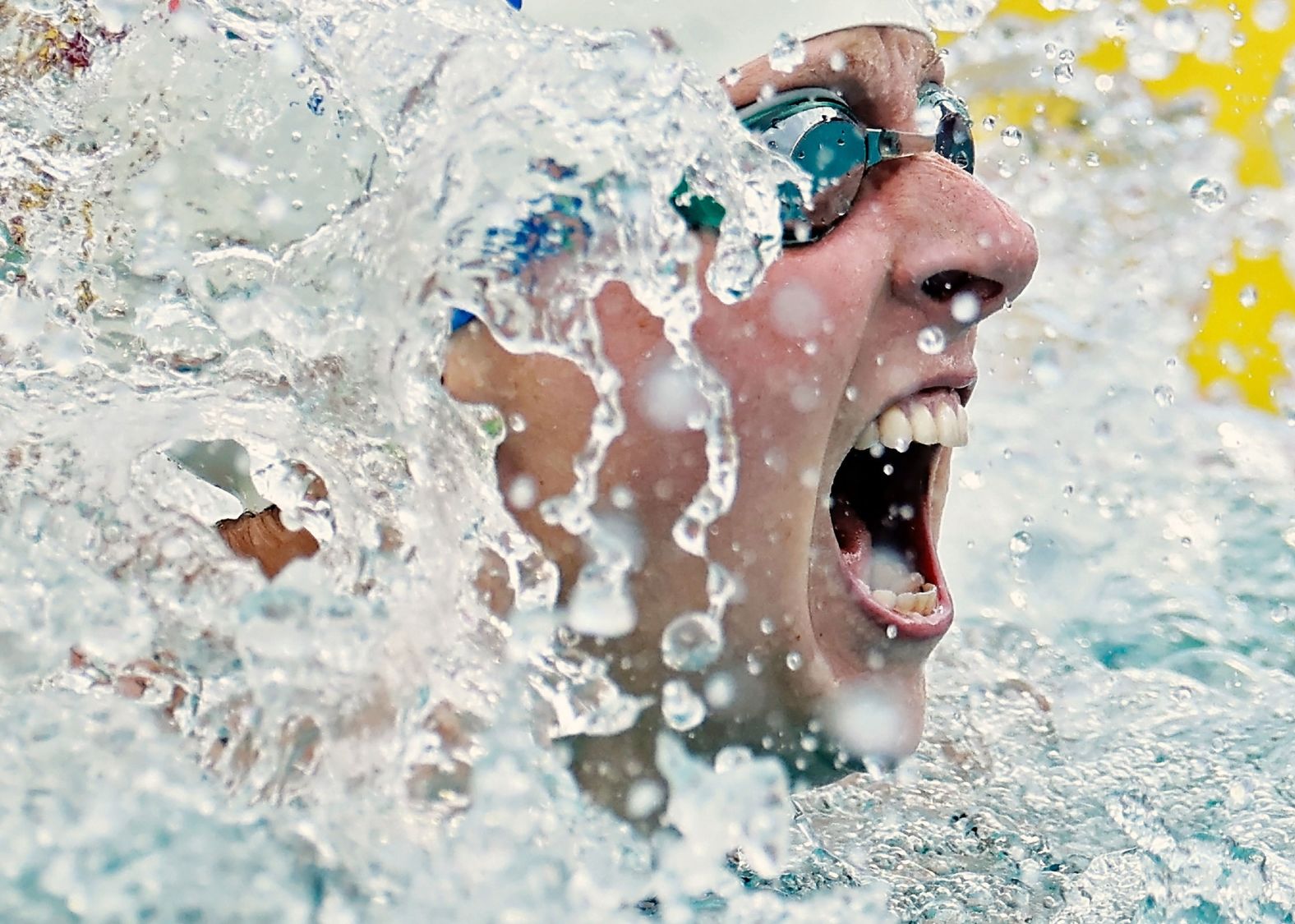 Swimming legend Katie Ledecky celebrates Saturday, May 3, after <a href="index.php?page=&url=https%3A%2F%2Fwww.cnn.com%2F2025%2F05%2F04%2Fsport%2Fkatie-ledecky-800m-freestyle-world-record-spt-intl">she broke her own world record in the 800-meter freestyle</a>. She recorded a time of 8:04.12 at the TYR Pro Swim Series Fort Lauderdale, shaving six-tenths of a second off her previous record and finishing almost 20 seconds ahead of her closest competitor.