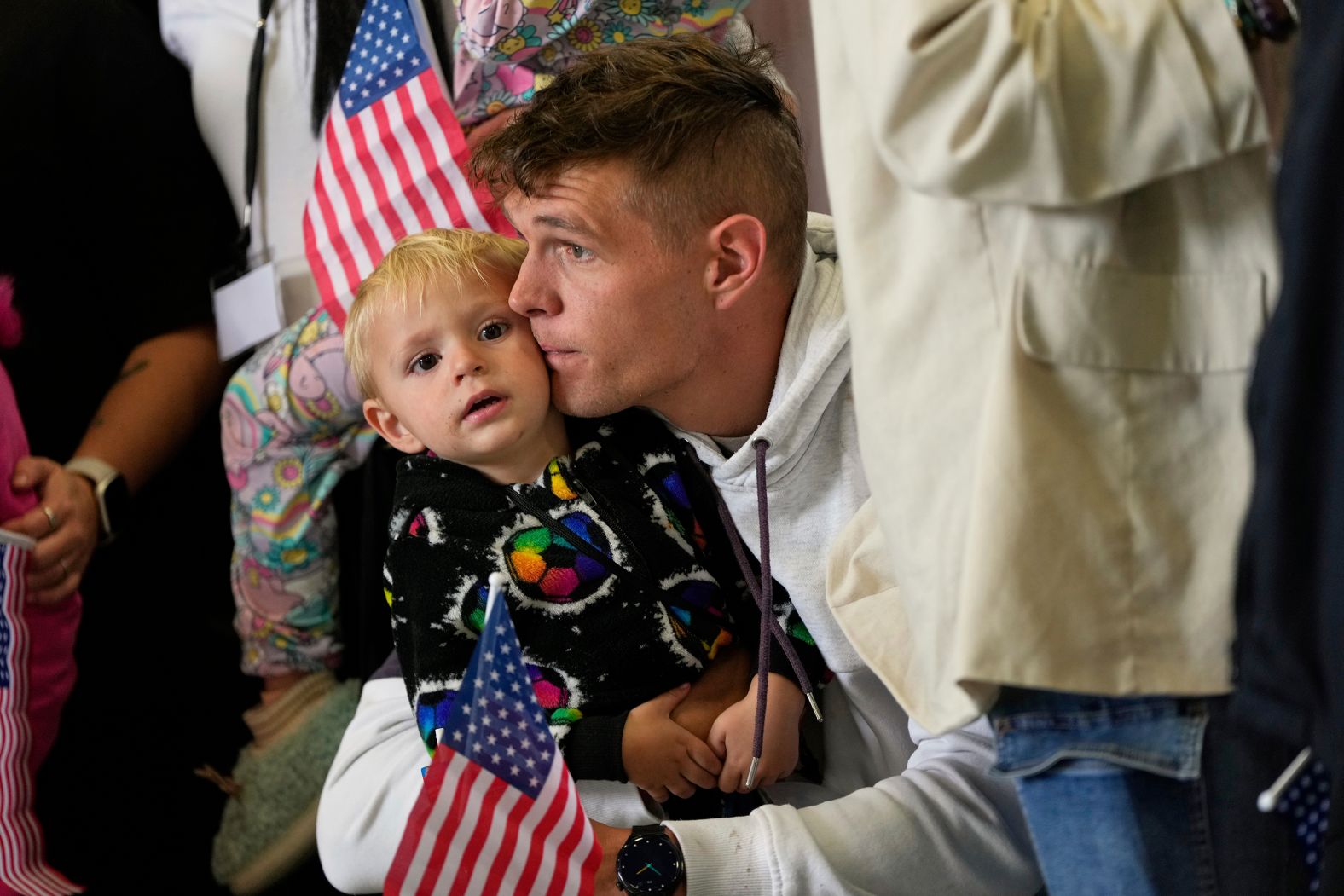 A group of 59 South Africans granted refugee status by the Trump administration <a href="index.php?page=&url=https%3A%2F%2Fwww.cnn.com%2F2025%2F05%2F12%2Fpolitics%2Fwhite-south-africans-refugee-status-arrive-us">arrive at Washington Dulles International Airport</a> on Monday, May 12. The administration has moved to not only admit but to expedite the processing of Afrikaners as refugees for alleged discrimination. At the same time, it has suspended all other refugee resettlement, including for people fleeing war and famine. The policy of exempting only White South Africans from the indefinite pause has drawn criticism from the South African government and from refugee advocates.