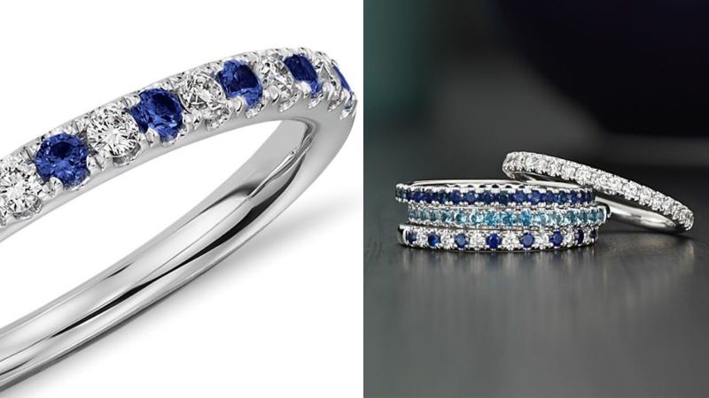 Blue nile riviera pave clearance diamond ring