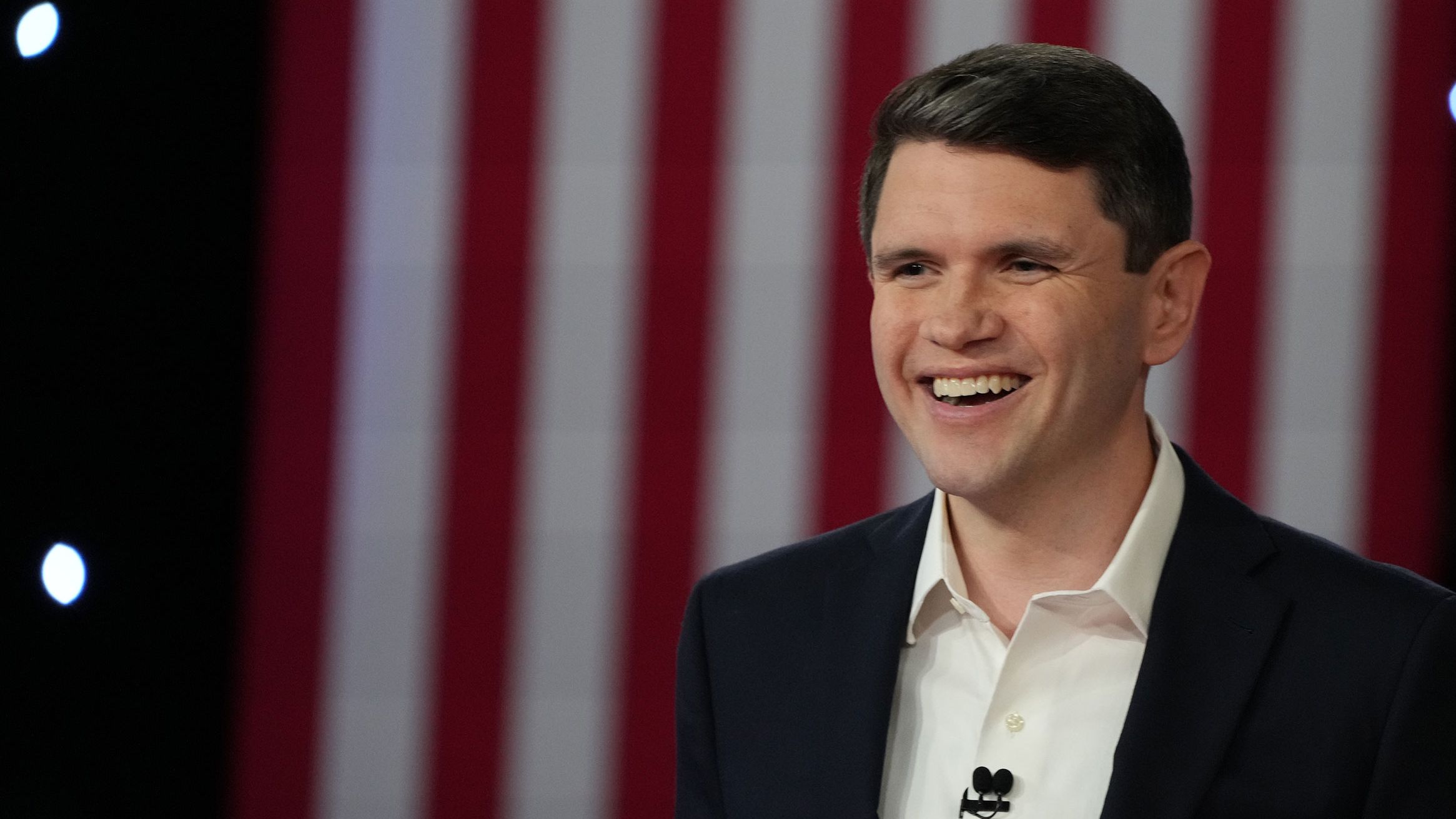 … during a CNN and Jubilee Town Hall with James Talarico, in Fort Worth, Texas, on Wednesday, October 14, 2026. Talarico is the Democratic nominee for US Senate in Texas, competing with Republican Ken Paxton in the highly-watched midterms race. 