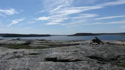 View from the Nuvvuagittuq greenstone belt, Nunavik, Quebec, Canada.