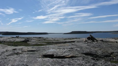 View from the Nuvvuagittuq greenstone belt, Nunavik, Quebec, Canada.
