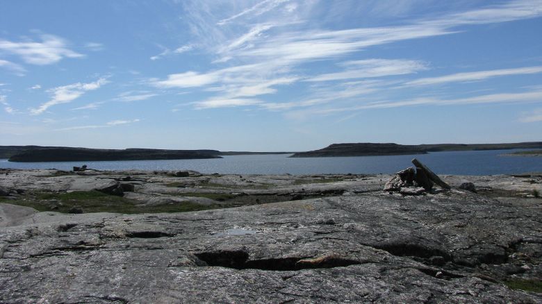View from the Nuvvuagittuq greenstone belt, Nunavik, Quebec, Canada.