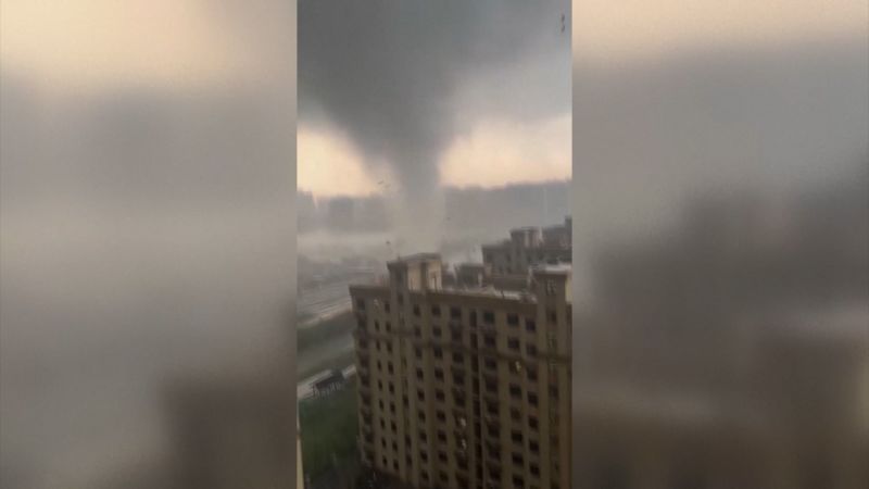 Video: Deadly tornado rips through China’s Shandong province