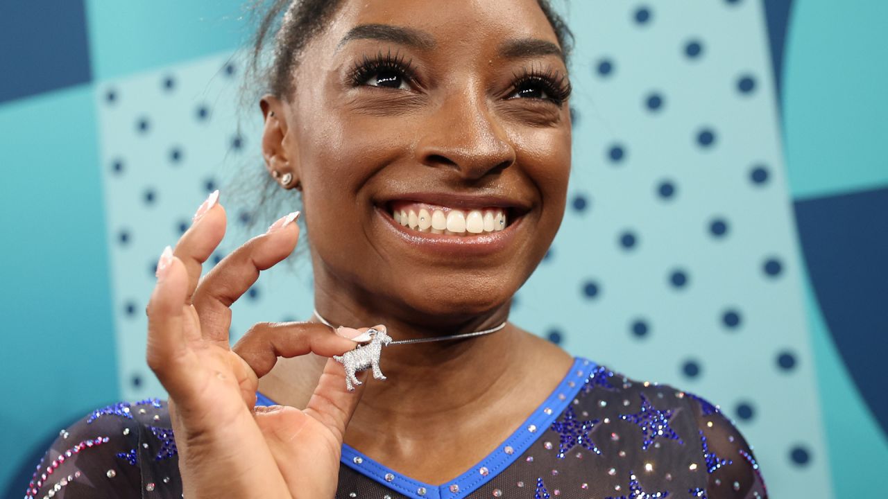 Simone Biles on why she wears the goat necklace