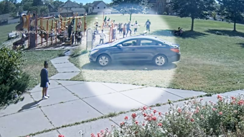 10-year-old drives stolen car through school playground