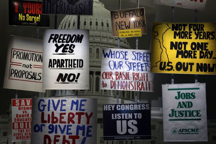 An exhibition at the Smithsonian National Museum of American History on August 28, 2025.