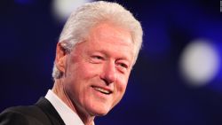 Former president Bill Clinton's current goal is to avoid food that could damage his blood vessels.