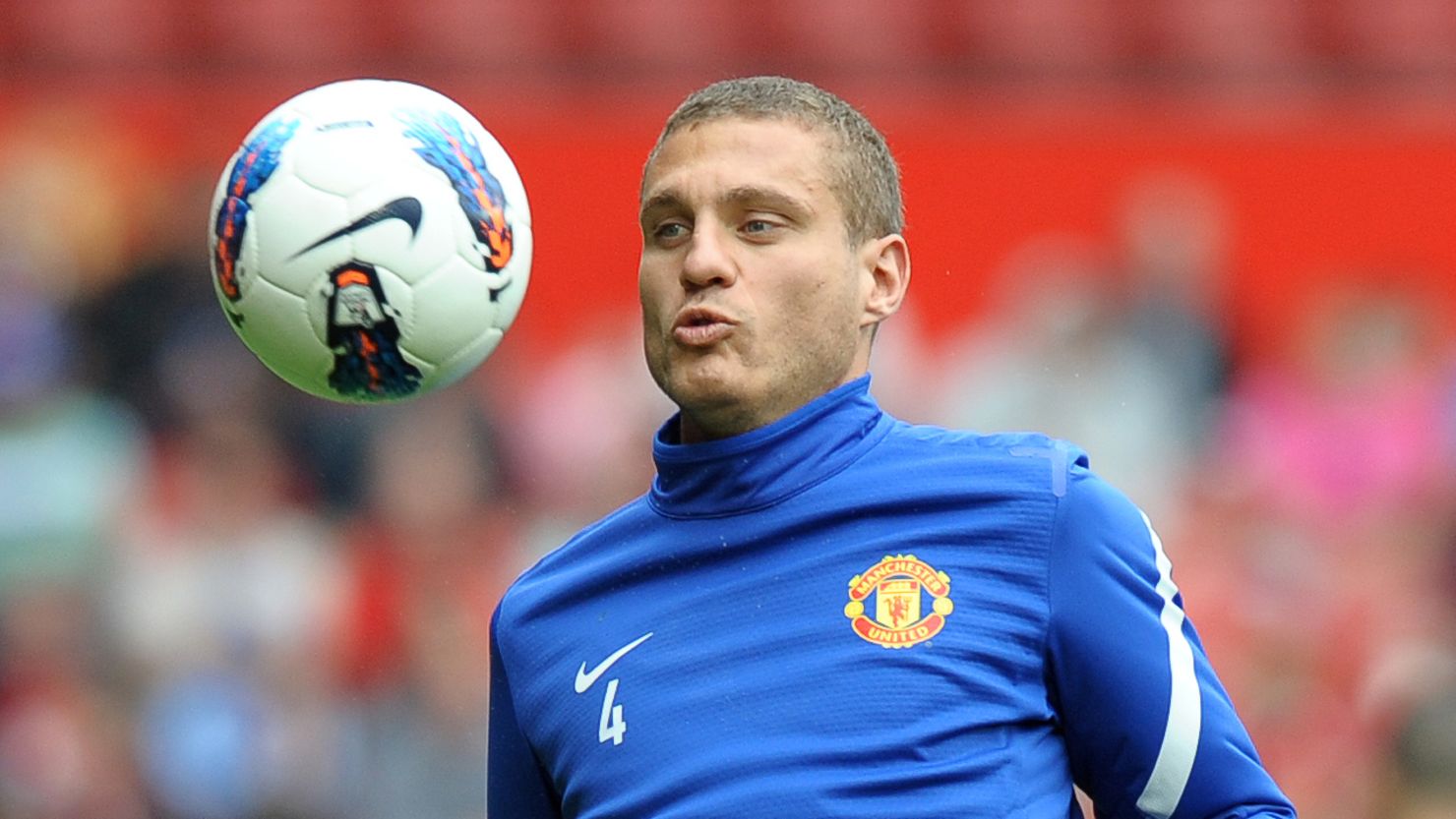 Nemanja Vidic had only just returned to first team action after being ruled out for the second half of last season. 