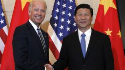 U.S. Vice President Joe Biden and Chinese Vice President Xi Jinping 