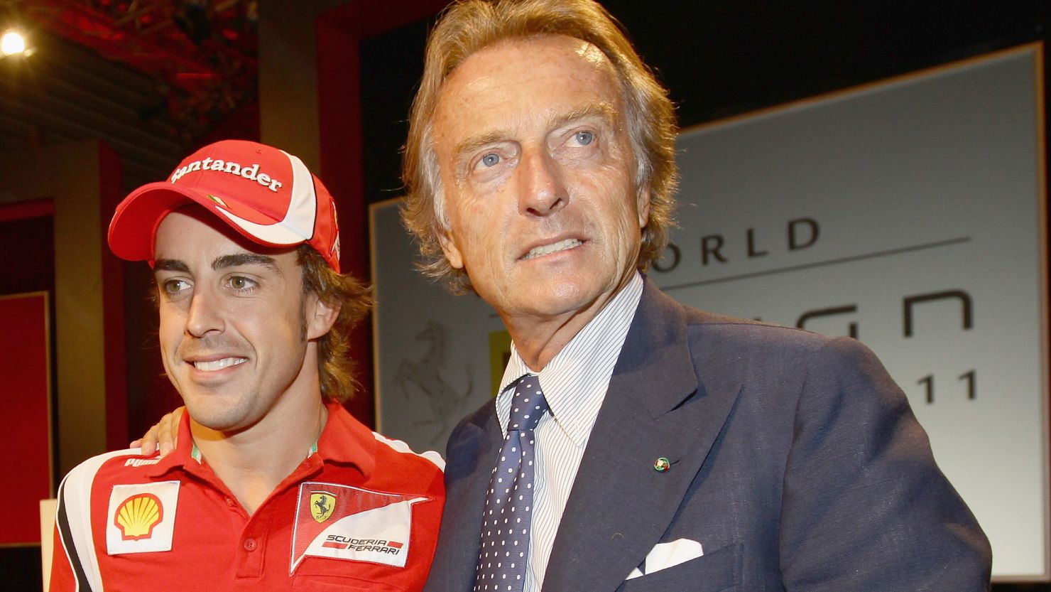 Ferrari president Luca di Montezemolo reminded Fernando Alonso of his duties on the Spaniard's 32nd birthday