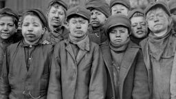 Scores of boys worked at the Breaker Pennsylvania Co. coal mine before child labor was finally outlawed in 1938.
