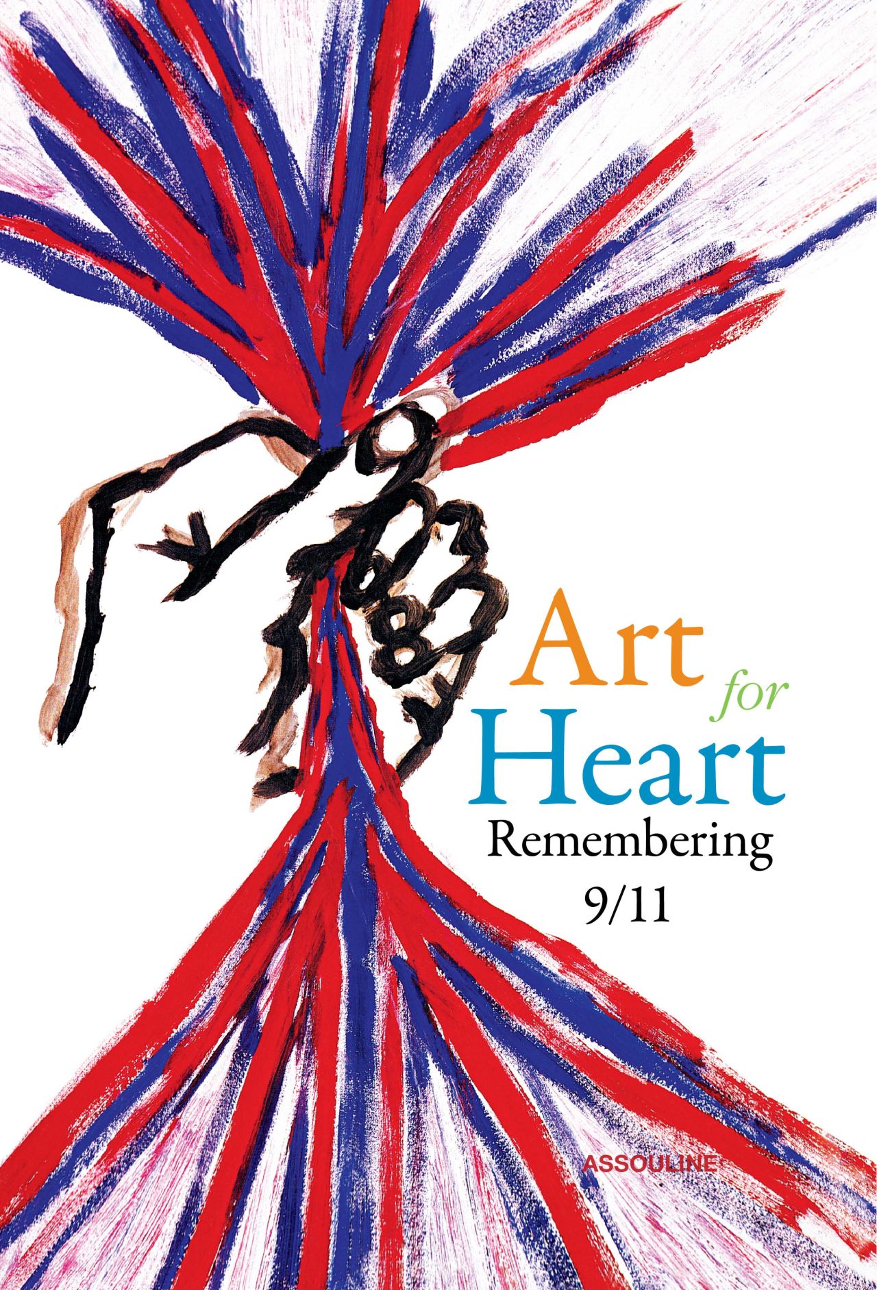 Children's artwork covers the book, "Art for Heart: Remembering 9/11," which contains the collection of drawings. 