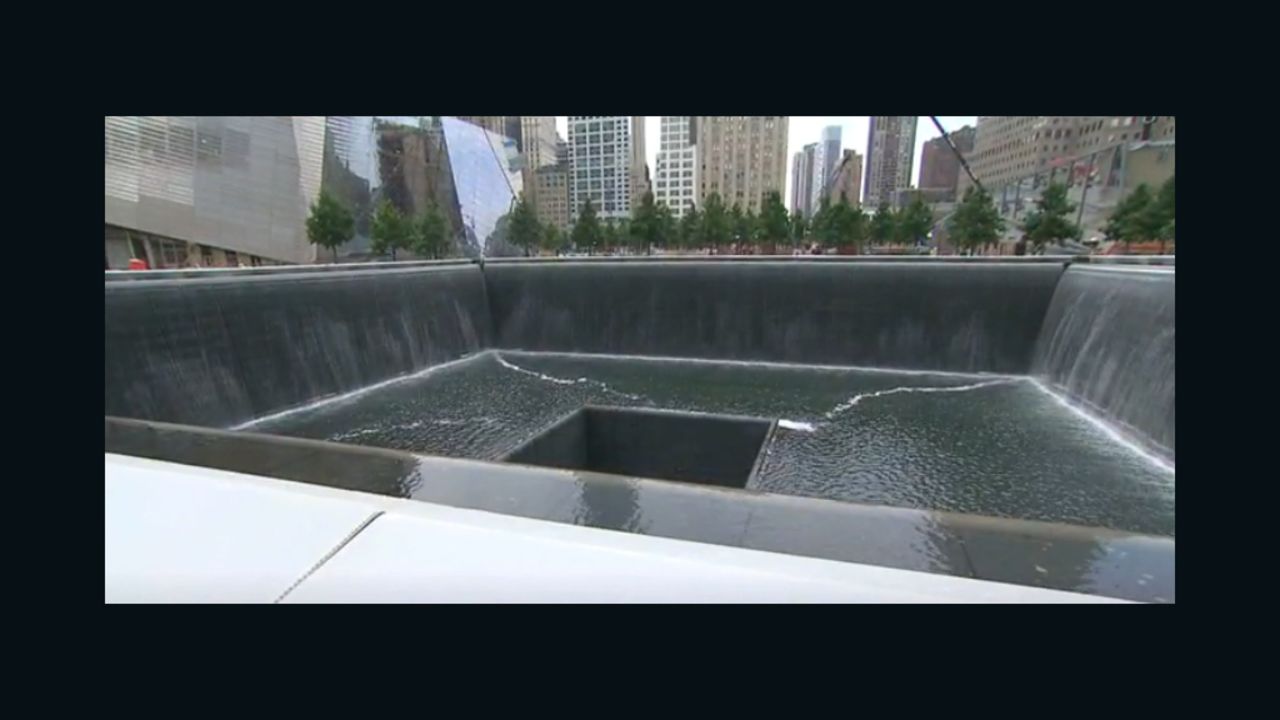 There are two reflecting pools at the New York memorial to the victims of September 11, 2001.