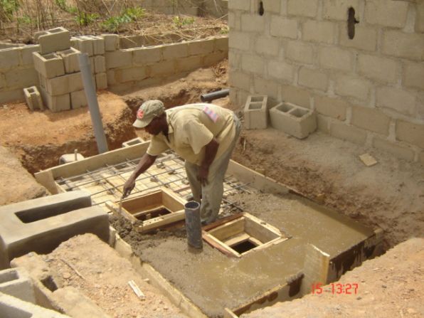 Inventor and Lagos resident Obayomi has devised a way to convert existing septic tanks into biogas generators with little more than plastic pipes, cement, a handful of gas valves and a day's worth of digging. 
